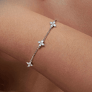Pulseira Flor de Prata 925