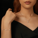 Pulseira Flor de Prata 925