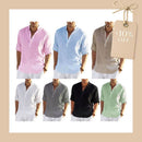 Camisa Masculina em Linho Copacabana