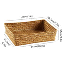 Cesto de Armazenamento Rattan Organize