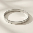 Pulseira Lisa Minimalista Banhada em Ouro 18k