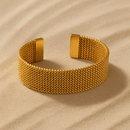 Bracelete Light Meshon Banhado em Ouro 18k