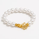 Pulseira de Pérolas Banhada em Ouro 18k
