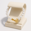 Pulseira de Pérolas Banhada em Ouro 18k