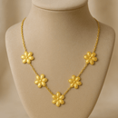 Colar e Pulseira Sol da Manhã Banhado em Ouro 18k