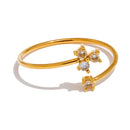 Anel Minimalista Ajustável Banhado em Ouro 18k