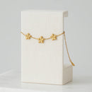 Pulseira Flores Banhada em Ouro 18k
