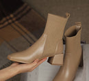Dallas Bota Feminina Texana Western Cano Curto com Malha - Damasco