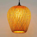 Kit 4 Luminárias Pendente Bambu Rattan