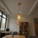 Luminária Pendente de Bambu Suna