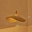 Kit 2 Luminárias Pendente de Rattan Hygge Hat
