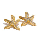 Brinco Stella Del Mare Banhado em Ouro 18k