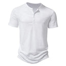 Camiseta Masculina Gola Henley Campeche