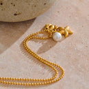 Colar Sabbia Preziosa Banhado em Ouro 18k