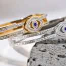 Bracelete Olho Grego Banhado em Ouro 18k
