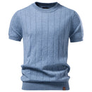 Camiseta Masculina Casual Listrada Positano