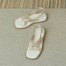 Ávila Sandália Feminina Plataforma Couro - Branco