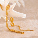 Pulseira Marina Viva Banhada em Ouro 18k