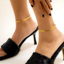 Tornozeleira Serenita Banhada a Ouro 18k