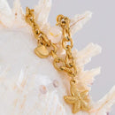 Pulseira Ácqua Charm Banhada em Ouro 18K