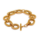 Pulseira Rivière Luxe Banhada em Ouro 18k