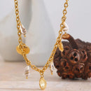 Colar de Conchas Nacre de Lune Banhado em Ouro 18K