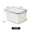 Organizador de Geladeira com Tampa Hermética Premium