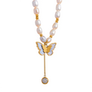 Colar Belle Papillon Banhado em Ouro 18k