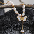 Colar Belle Papillon Banhado em Ouro 18k