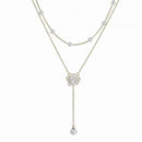 Colar Duplo Floréine Banhado em Ouro 18k