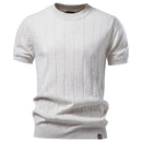 Camiseta Masculina Casual Listrada Positano