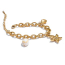 Pulseira Ácqua Charm Banhada em Ouro 18K