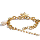 Pulseira Ácqua Charm Banhada em Ouro 18K