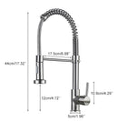Torneira Gourmet Cozinha Monocomando Luxo Inox Escovado