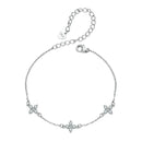 Pulseira Flor de Prata 925