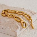 Pulseira Rivière Luxe Banhada em Ouro 18k