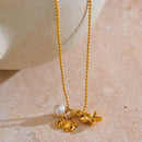 Colar Sabbia Preziosa Banhado em Ouro 18k