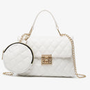 Milão Conjunto Bolsa e Carteira - Branco