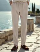 Calça Masculina Puro Linho Mykonos