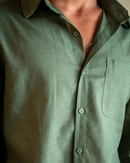 Camisa Masculina Puro Linho Mykonos