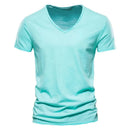 Camiseta Masculina Manga Curta Gola V Florianópolis