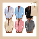 Camisa Masculina em Linho Retrô Garopaba