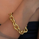 Pulseira Rivière Luxe Banhada em Ouro 18k