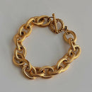 Pulseira Rivière Luxe Banhada em Ouro 18k