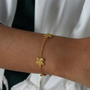 Colar e Pulseira Sol da Manhã Banhado em Ouro 18k