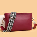 Tunes Bolsa de Ombro de Couro - Vinho