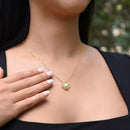 Colar de Prata 925 Com Rosa Real - Para A Mulher da Minha Vida